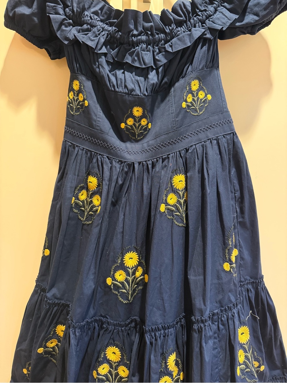 NWT Agua by Agua Bendita Azucar Embroidered Dress - Picture 5 of 8